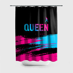 Шторка для ванной Queen Neon Gradient