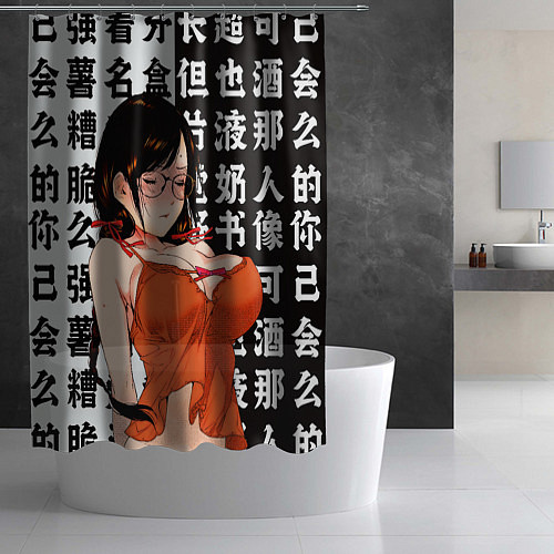Шторка для ванной Цубаса Ханэкава - monogatari series / 3D-принт – фото 2