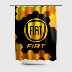 Шторка для душа Fiat - Gold Gradient, цвет: 3D-принт