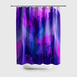Шторка для душа Purple splashes, цвет: 3D-принт