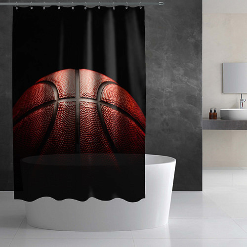 Шторка для ванной Basketball ball / 3D-принт – фото 2