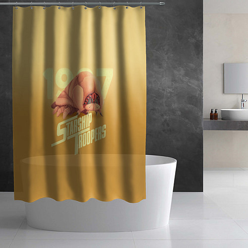 Шторка для ванной Звездный десант босс арахнид / 3D-принт – фото 2