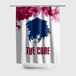 Шторка для душа Роберт Смит The Cure, цвет: 3D-принт