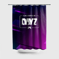 Шторка для душа DayZ gaming champion: рамка с лого и джойстиком на, цвет: 3D-принт