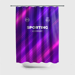 Шторка для душа Sporting legendary sport grunge, цвет: 3D-принт