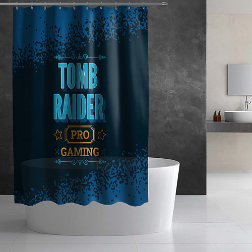 Шторка для ванной Игра Tomb Raider: pro gaming / 3D-принт – фото 2