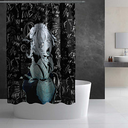 Шторка для душа Надзуна Нанакуса - Песнь ночных сов, цвет: 3D-принт — фото 2