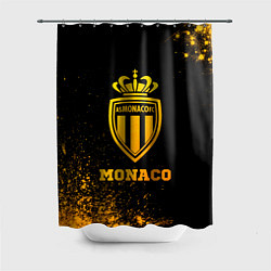 Шторка для душа Monaco - gold gradient, цвет: 3D-принт