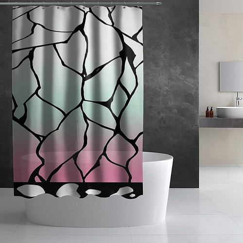 Шторка для ванной Шинобу Кочо Кимоно / 3D-принт – фото 2