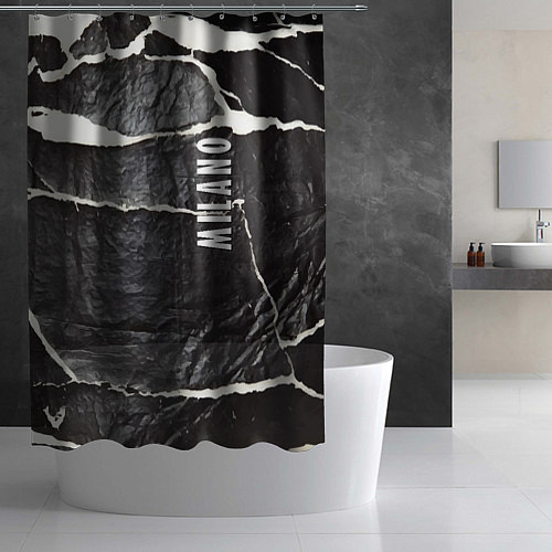 Шторка для ванной Vanguard rags - Milano / 3D-принт – фото 2