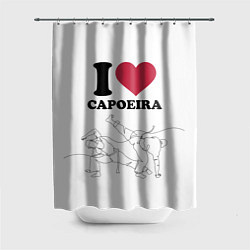 Шторка для ванной I love Capoeira Battle line graph