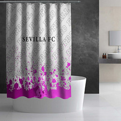 Шторка для душа Sevilla pro football: символ сверху, цвет: 3D-принт — фото 2