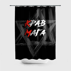 Шторка для душа Крав-мага израильское боевое искусство, цвет: 3D-принт