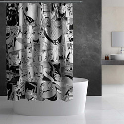 Шторка для душа Да я паук и что с того pattern, цвет: 3D-принт — фото 2