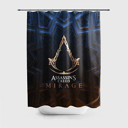 Шторка для душа Assassins creed mirage logo, цвет: 3D-принт