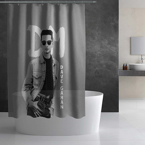 Шторка для ванной Dave Gahan - Depeche Mode / 3D-принт – фото 2