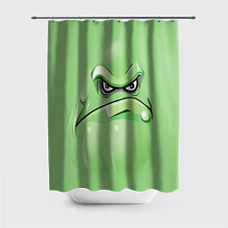 Шторка для душа Plants vs Zombies Кабачок, цвет: 3D-принт