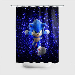 Шторка для душа Sonic sequins, цвет: 3D-принт