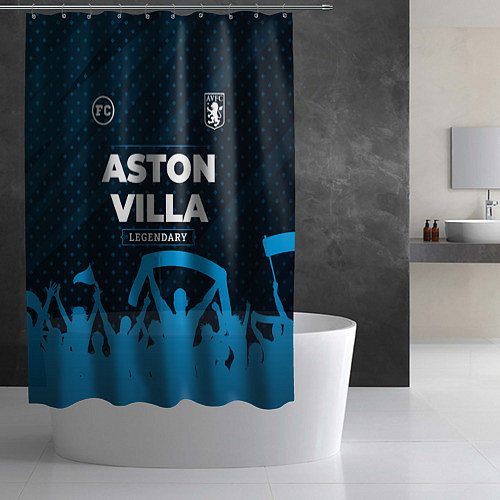 Шторка для ванной Aston Villa legendary форма фанатов / 3D-принт – фото 2