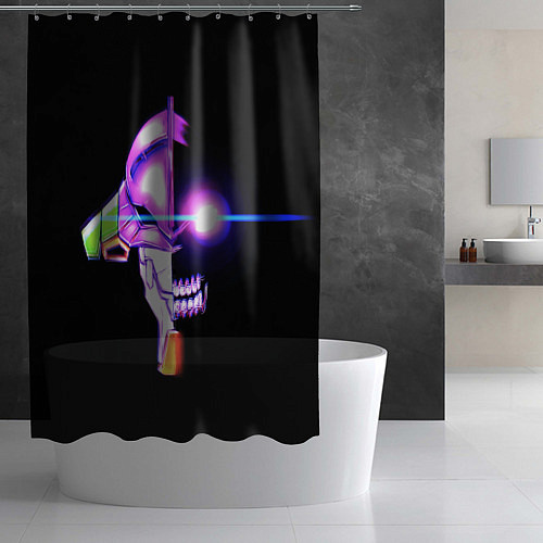 Шторка для ванной Evangelion neon / 3D-принт – фото 2