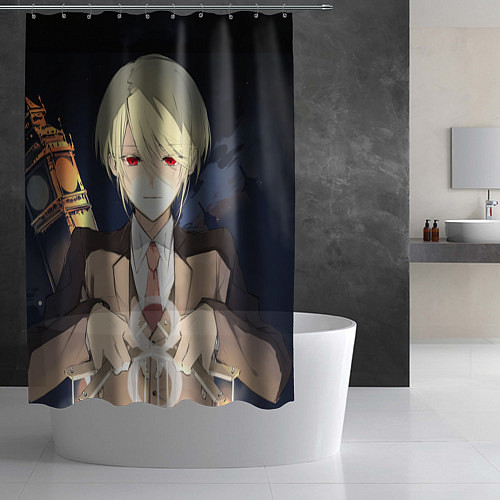 Шторка для ванной Луис Джеймс Мориарти / 3D-принт – фото 2