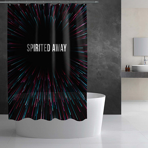 Шторка для ванной Spirited Away infinity / 3D-принт – фото 2