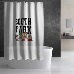 Шторка для душа South park кострёр, цвет: 3D-принт — фото 2