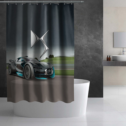 Шторка для ванной Citroen DS Spirit - скоростной режим / 3D-принт – фото 2