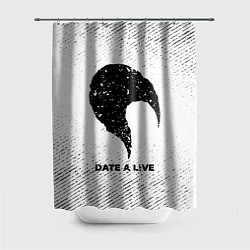 Шторка для ванной Date A Live с потертостями на светлом фоне