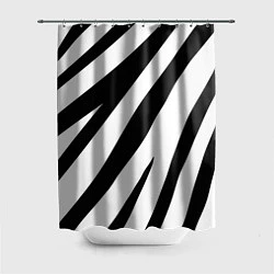 Шторка для душа Камуфляж зебры, цвет: 3D-принт