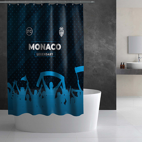 Шторка для ванной Monaco legendary форма фанатов / 3D-принт – фото 2
