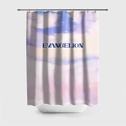 Шторка для душа Evangelion sky clouds, цвет: 3D-принт