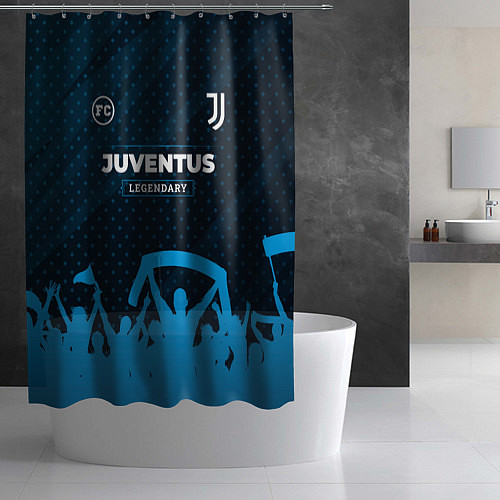 Шторка для ванной Juventus legendary форма фанатов / 3D-принт – фото 2