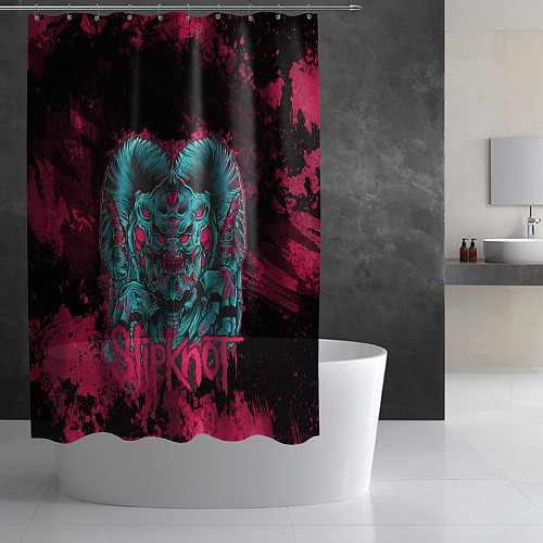 Шторка для ванной Monster Slipknot / 3D-принт – фото 2