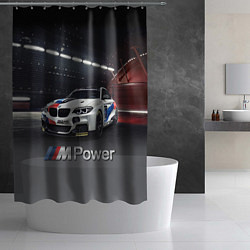 Шторка для душа BMW M 240 i Racing - Motorsport - M Power, цвет: 3D-принт — фото 2
