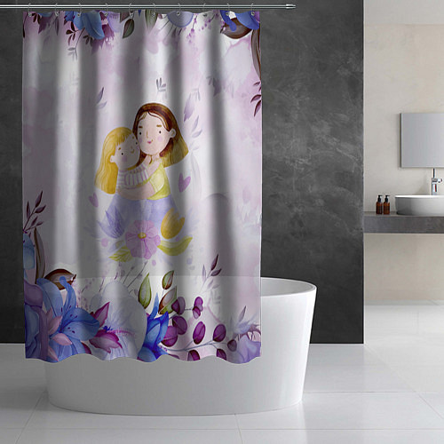 Шторка для ванной Подарок любимой мамочке! / 3D-принт – фото 2