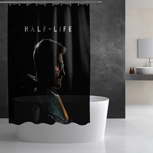 Шторка для ванной Gordon - half life / 3D-принт – фото 2