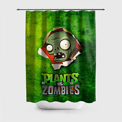 Шторка для душа Green zombie, цвет: 3D-принт