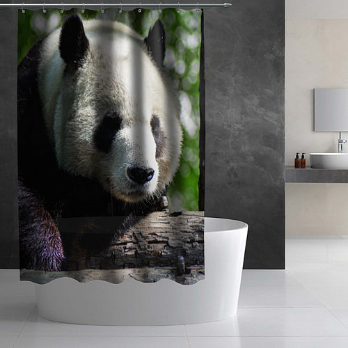 Шторка для ванной Пандa / 3D-принт – фото 2
