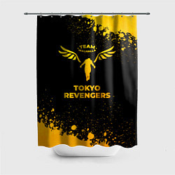 Шторка для душа Tokyo Revengers - gold gradient, цвет: 3D-принт