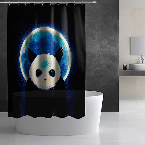 Шторка для ванной Святой панда / 3D-принт – фото 2