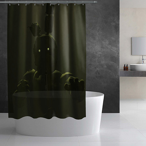 Шторка для ванной Спрингтpап / 3D-принт – фото 2