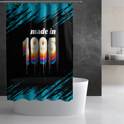 Шторка для ванной Made in 1995: liquid art / 3D-принт – фото 2