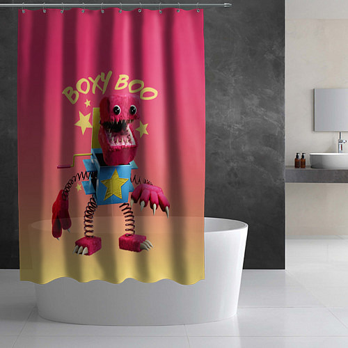 Шторка для ванной Project Playtime Бокси Бу / 3D-принт – фото 2