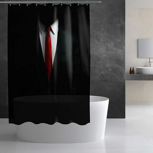 Шторка для ванной Hitman / 3D-принт – фото 2