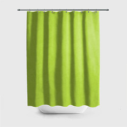 Шторка для душа Текстурированный ярко зеленый салатовый, цвет: 3D-принт