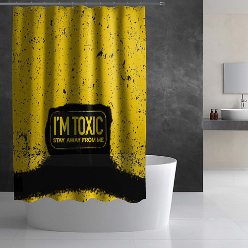 Шторка для ванной Toxic / 3D-принт – фото 2