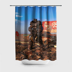 Шторка для душа Fallout 4 Power Armor x-01, цвет: 3D-принт