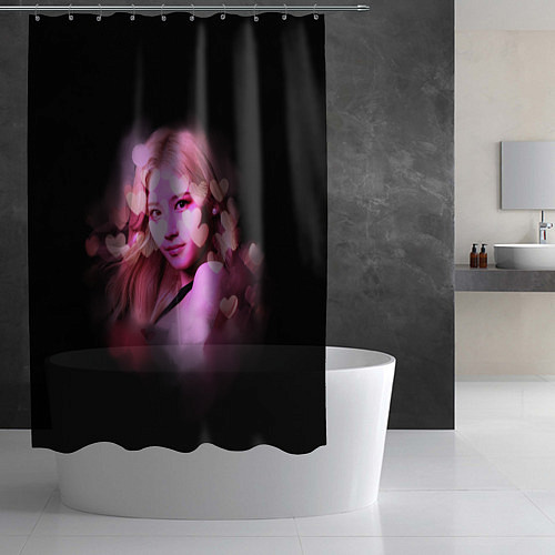 Шторка для ванной Sana Twice / 3D-принт – фото 2