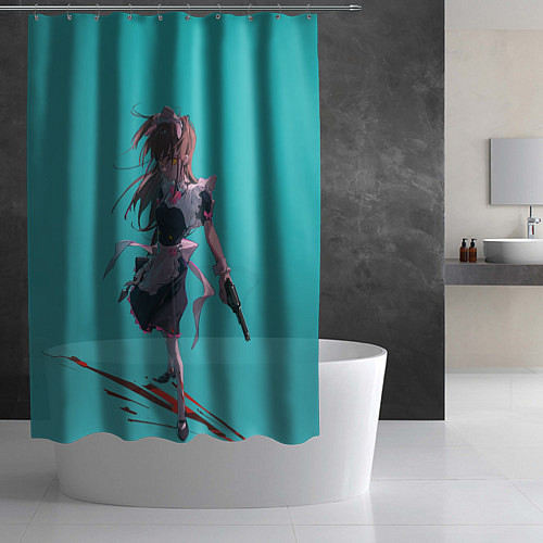 Шторка для ванной Надзуна Нанакуса арт / 3D-принт – фото 2